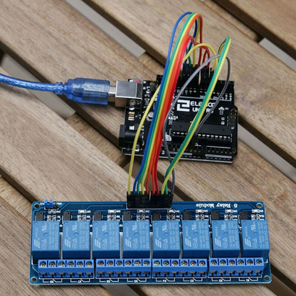 8 Channel 5V Dc Relay Module With Optocoupler 8-Channel Relay Module For Mega 1280 Dsp Arm Pic Avr Stm32 Raspberry Pi - Image 2