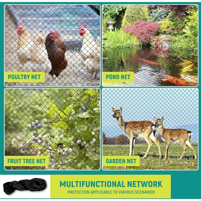 Anti Bird Netting For Aviary - Protective Chicken Netting 25Mm X 25Mm Mesh - Multipurpose Anti Pigeon Netting For - Image 3