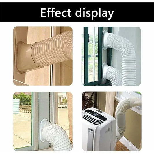 Universal Air Conditioner Window Adapter Exhaust Duct Interface Window Adapter Tube Connector For Portable Air - Image 3