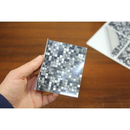 24X Tile Sticker For Bathroom And Kitchen 10 X 10Cm Black White Mosaic 2D Film Adhesive Stickers For Tiles For Wall - Image 2