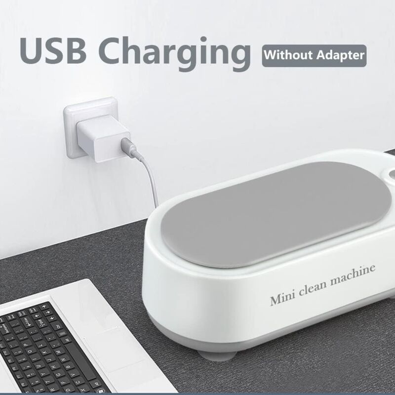 Ultrasonic Cleaner 350Ml Glasses Cleaner Ultrasonic Bath For Glasses Jewelry Watches Rings Necklaces Razors Dentures - Image 4