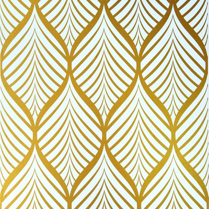 Modern Minimalist Yellow And White Geometric Pattern Wallpaper Waterproof Self-Adhesive Vinyl Film For Bathroom Living