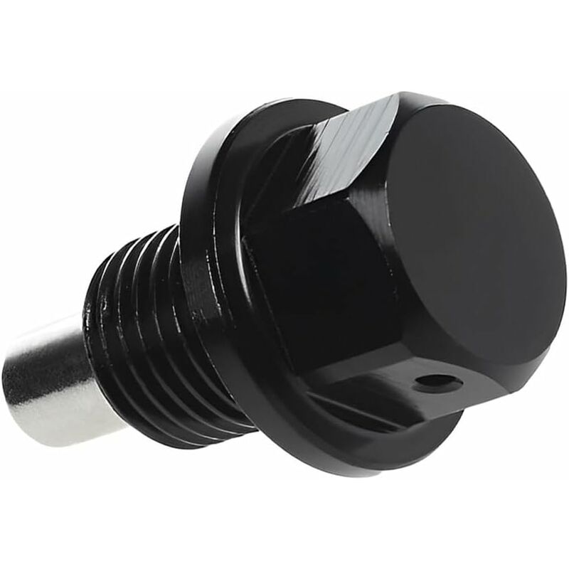 Oil Pan Screw, Universal Metal Anodized Magnetic Engine Oil Pan Nut Drain Plug Anti-Theft With Ring, Universal Oil Pan - Image 2
