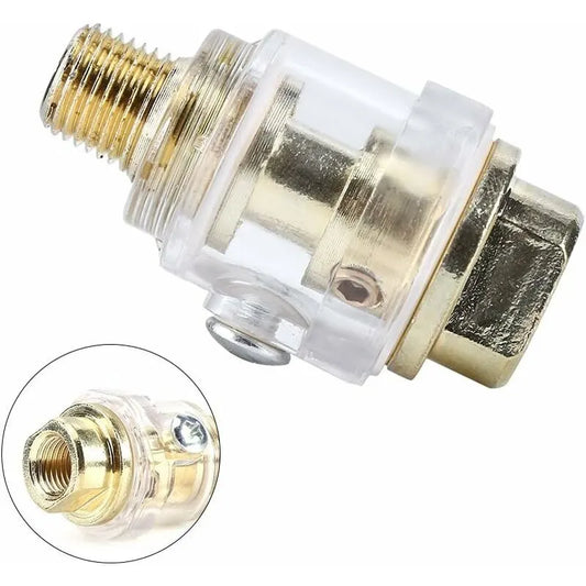 1/4'' Bsp Mini In-Line Oil Lubricator Air Tool Oil Lubricator Oiler Compressor Hose Automatic Lubrication For Pneumatic - Image 4
