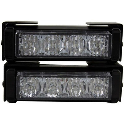 Strobe Lights, 2 pcs 8 LEDs Emergency Strobe Warning Lights Emergency Flashing Warning Lights 12V Universal For Car - Image 4