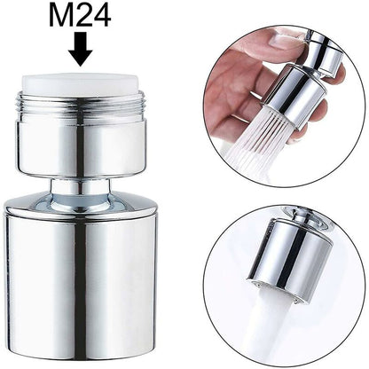 24Mm Dual Function Kitchen Faucet Aerator, Acs Certification, Chrome Male Thread (M24) - Image 2