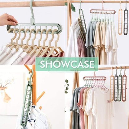 12 pcs Magic Hangers, Premium Quality Foldable Hangers, Multi-Function Space Saving Hangers, For Storing And Drying - Image 3