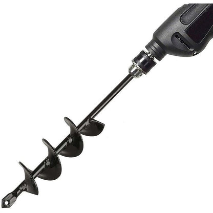 Garden Auger, Spiral Drill Gardening Tool For Planting Trees/Shrubs/Twist Drill/Planting Auger - 4×22Cm