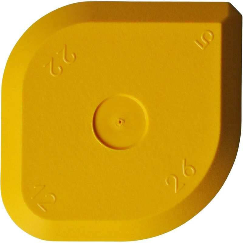 Fugset5G Professional Silicone Acrylic Spatula Smoother, Perfect Joint Remover, Pack Of 5, 1 X 5 Pieces Yellow - Image 3