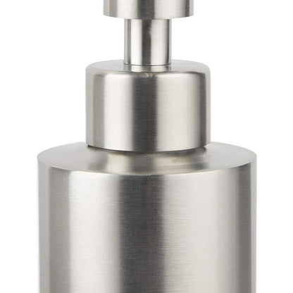 Brushed Stainless Steel Refillable Soap Dispenser 350Ml Silver - Image 4