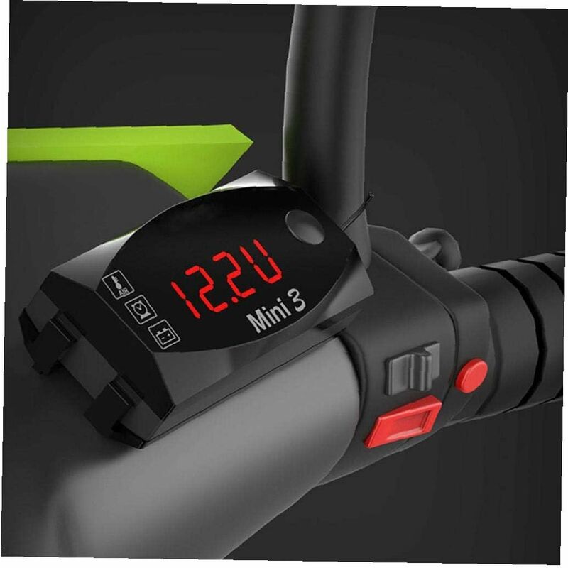 1Pc 12V Motorcycle Digital Clock Voltmeter Thermometer Motorcycle Refit Accessory 3 In 1 Electronic Meter For - Image 3