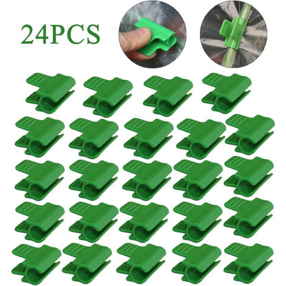 48 pcs Garden Hose Clips, Garden Shed Film Accessories, 16Mm Outer Diameter, Plant Stakes, Greenhouse Plastic Clips, - Image 4