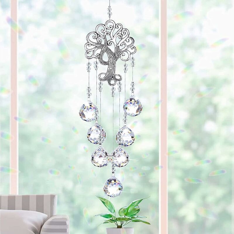 Crystal Suncatcher, Window Prism, Suncatcher, Hanging Sun Catcher For Home, Garden, Crystal Lamp, Curtain Pendant, - Image 3