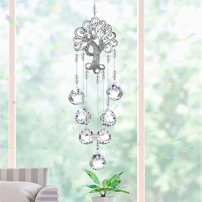 Crystal Suncatcher, Window Prism, Suncatcher, Hanging Sun Catcher For Home, Garden, Crystal Lamp, Curtain Pendant, - Image 3