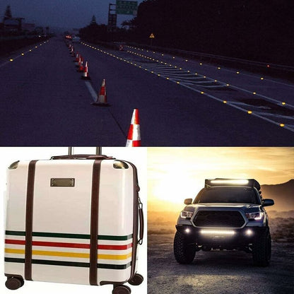 Reflective Tape - 5Cm × 3 Meters Self-Adhesive Reflective Tape, High Visibility Self-Adhesive Sticker For Vehicles Cars - Image 2