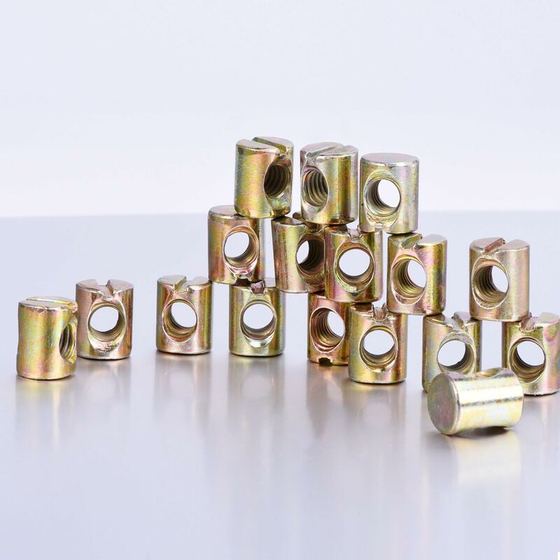 20 pcs M6 Slotted Nuts For Furniture Chairs Beds Cribs - Image 2