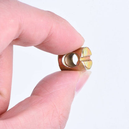 20 pcs M6 Slotted Nuts For Furniture Chairs Beds Cribs - Image 4