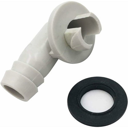 Air Conditioner Drain Hose Connector Elbow Fitting With Rubber Ring For Split Units And Window Units Ac 3/5 Inch (15Mm) - Image 2