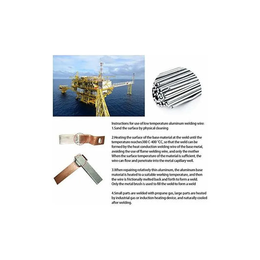 Welding ROd, 50 pcs 2.0Mm Low Temperature Aluminum Welding Electrodes - Easy Melt Welding ROds - Corrosion Resistance - Image 3