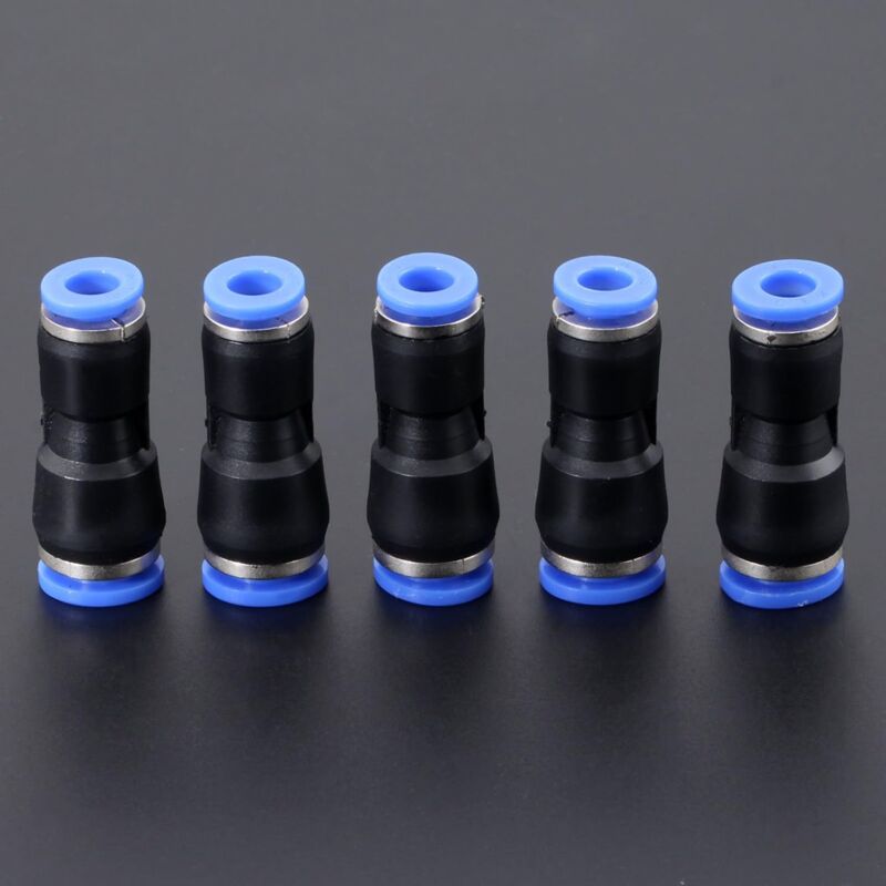 5 pcs Pneumatic Connectors Pneumatic Push In Straight Fittings Reducer Quick Release Fittings For Air Hose Pg8-6 - Image 3