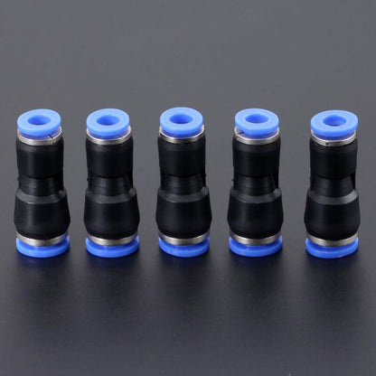 5 pcs Pneumatic Connectors Pneumatic Push In Straight Fittings Reducer Quick Release Fittings For Air Hose Pg8-6 - Image 3