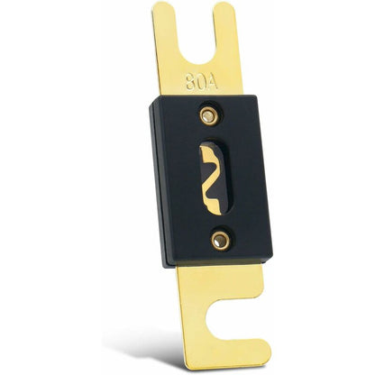 2 Pack Anl Fuse - 80A - For Car Audio System - Black And Gold - Image 4