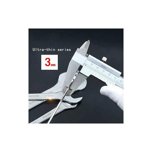 Double Ended Open End Wrench - 17 X 19 Mm - Ultra Thin - For Use In Limit Conditions - Image 2