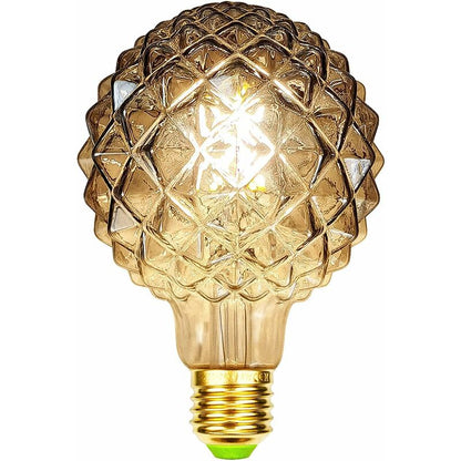Retro LED Filament Edison Bulbs 4W Smoke Glass 220/240V E27 Crystal Decorative Light Bulbs Art Deco G95 Crystal - Image 2