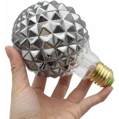 Retro LED Filament Edison Bulbs 4W Smoke Glass 220/240V E27 Crystal Decorative Light Bulbs Art Deco G95 Crystal - Image 4