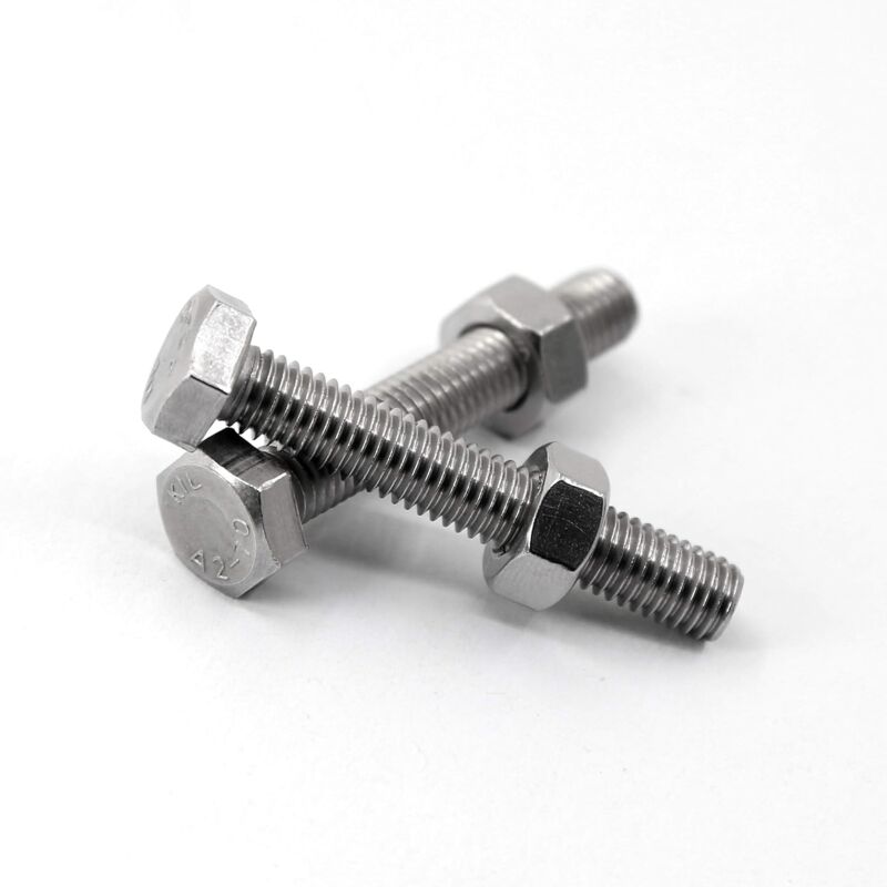 M8 X 50Mm 10 pcs 304 Stainless Steel Hexagon Socket Head Cap Bolts Outside Corner Hexagon Screw,Hex Bolts And Nuts Set - Image 2
