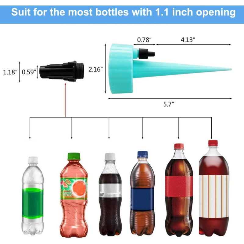 12 pcs Adjustable Irrigation Drip Irrigation Kits Automatic Drip Irrigation Plant Vacation With Control Valve For - Image 3