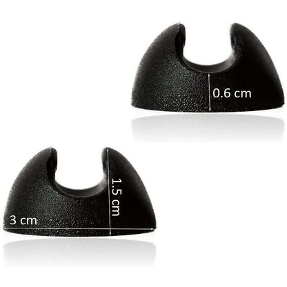 10 pcs Silicone Hairpin Furniture Leg Protectors - Black (10Mm) - Image 2