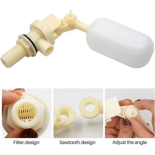 pcs 1/2 Inch Float Ball Valve For Waterer 1.27Cm Automatic Shut Off Fill Ball Valve For Cattle Waterer Tank Float - Image 2