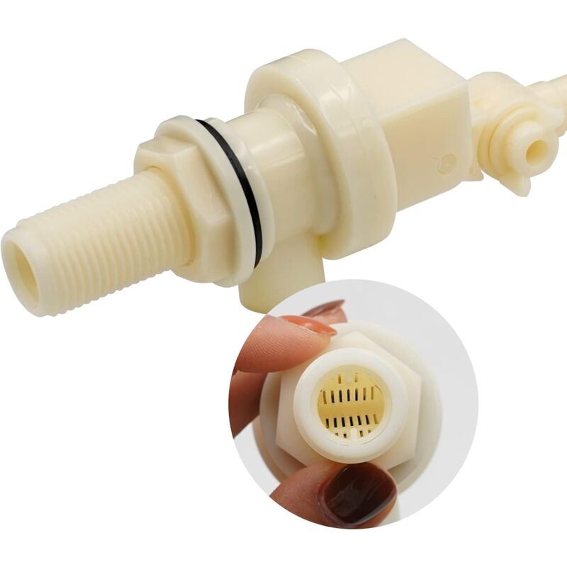 pcs 1/2 Inch Float Ball Valve For Waterer 1.27Cm Automatic Shut Off Fill Ball Valve For Cattle Waterer Tank Float - Image 3