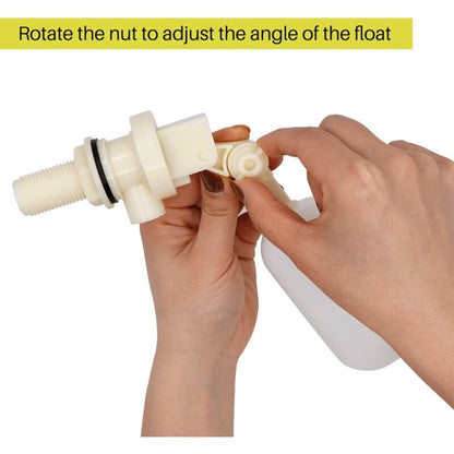 pcs 1/2 Inch Float Ball Valve For Waterer 1.27Cm Automatic Shut Off Fill Ball Valve For Cattle Waterer Tank Float - Image 4