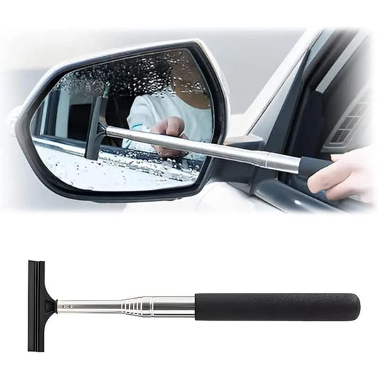Professional Car Window Squeegee, Retractable Rearview Mirror Wiper, Expansion Length Is Up To 98Cm