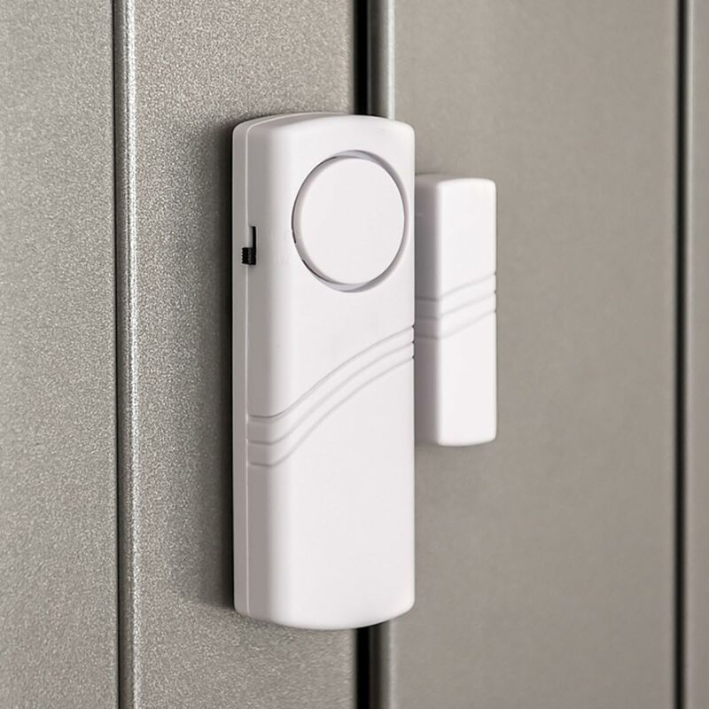 Door And Window Alarm - Pack Of 4 Wireless Intruder Alarms - Home Security Against Burglary - Magnetic Operation - 90 Db - Image 2