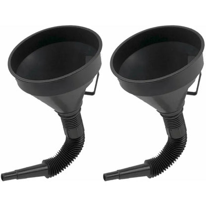 Plastic Multi-Function Oil Funnel With Flexible Extension Nozzle For Cars And Motorcycles, Engine Oil, Liquid, Diesel,