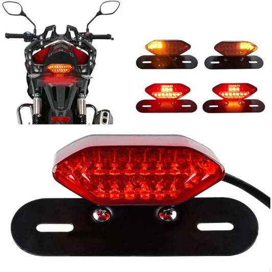 20 LED Motorcycle Tail Light Integrated Motorcycle LED Brake Light & Turn Signal Light Motorcycle LED Driving Lights