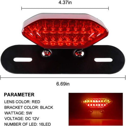 20 LED Motorcycle Tail Light Integrated Motorcycle LED Brake Light & Turn Signal Light Motorcycle LED Driving Lights - Image 2