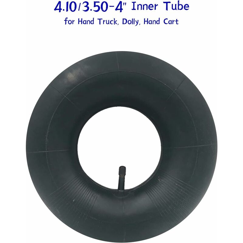 2 pcs 4.10/3.50-4 Inner Tube Tire Tr-13 Straight Valve For Hand Truck, Trolley, Hand Cart, Garden Cart, Lawn Mower - Image 2