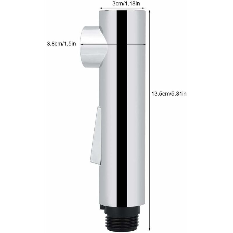 Pull-Out Sprayer Faucet Replacement Accessory 2 Spray Settings For Kitchen Sink - Image 2