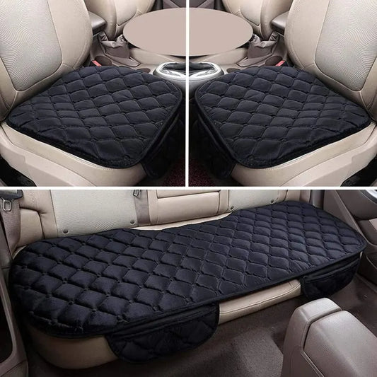 Car Seat Cushion Seat Cover Velvet Cover For Back Chair Front Seat Vehicle Protective Cover Mat Protector For Pets (2 - Image 2
