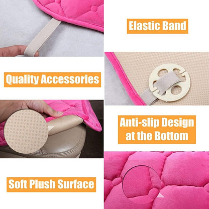 Car Seat Cushion Seat Cover Velvet Cover For Back Chair Front Seat Vehicle Protective Cover Mat Protector For Pets (2 - Image 4