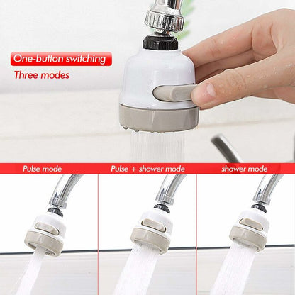 2 Pack Kitchen Faucet Aerator, Water Saving Faucet Aerator, 360 ROtation, Splash-Proof Faucet Nozzle With Filter - Image 4