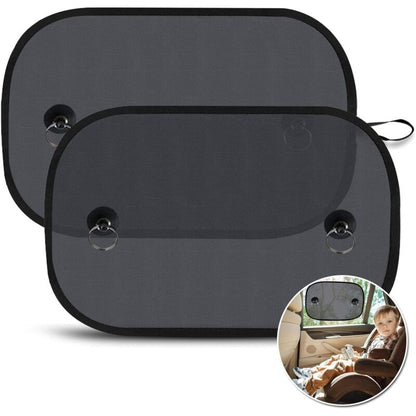 Baby Car Sun Shade, Car Window Sun Shade For Kids, Car Sun Protection Net, Uv/Heat Protection, Storage Bag Included, 50