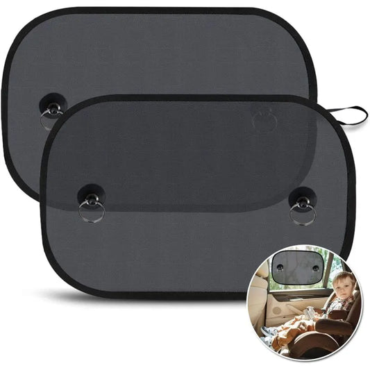Baby Car Sun Shade, Car Window Sun Shade For Kids, Car Sun Protection Net, Uv/Heat Protection, Storage Bag Included, 50