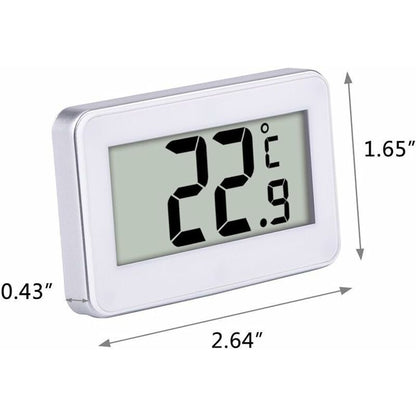Refrigerator Digital Thermometer Freezer Digital Thermometer And Indoor Temperature Monitor, White - Image 2