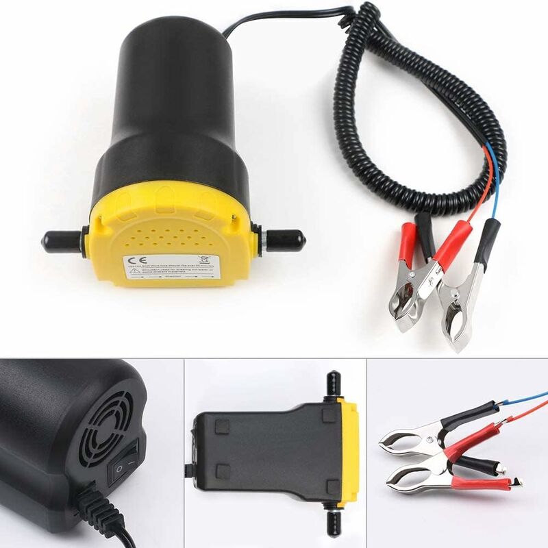 Diesel Oil Pump, Electric Oil Change Pump Diesel Oil Extractor Suction 12V 60W For Car Fluid Extractor Diesel Change, - Image 3