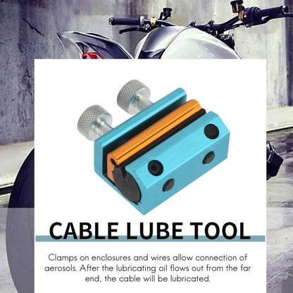 Cable Lubrication Tool For Cable Grease Lubricator Brake Line Cable Fueling Lubrication (Blue) - Image 4